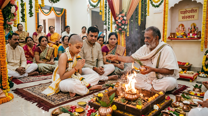 उपनयन संस्कार यह गुरु के समीप विद्यार्थी को ले जाने की प्रक्रिया है, ताकि उसे वेदों और ब्रह्मज्ञान की शिक्षा प्राप्त हो सके। इसके साथ ही यज्ञोपवीत (जनेऊ) धारण कराया जाता है, जिससे बालक वैदिक कर्मों का अधिकारी बनता है।